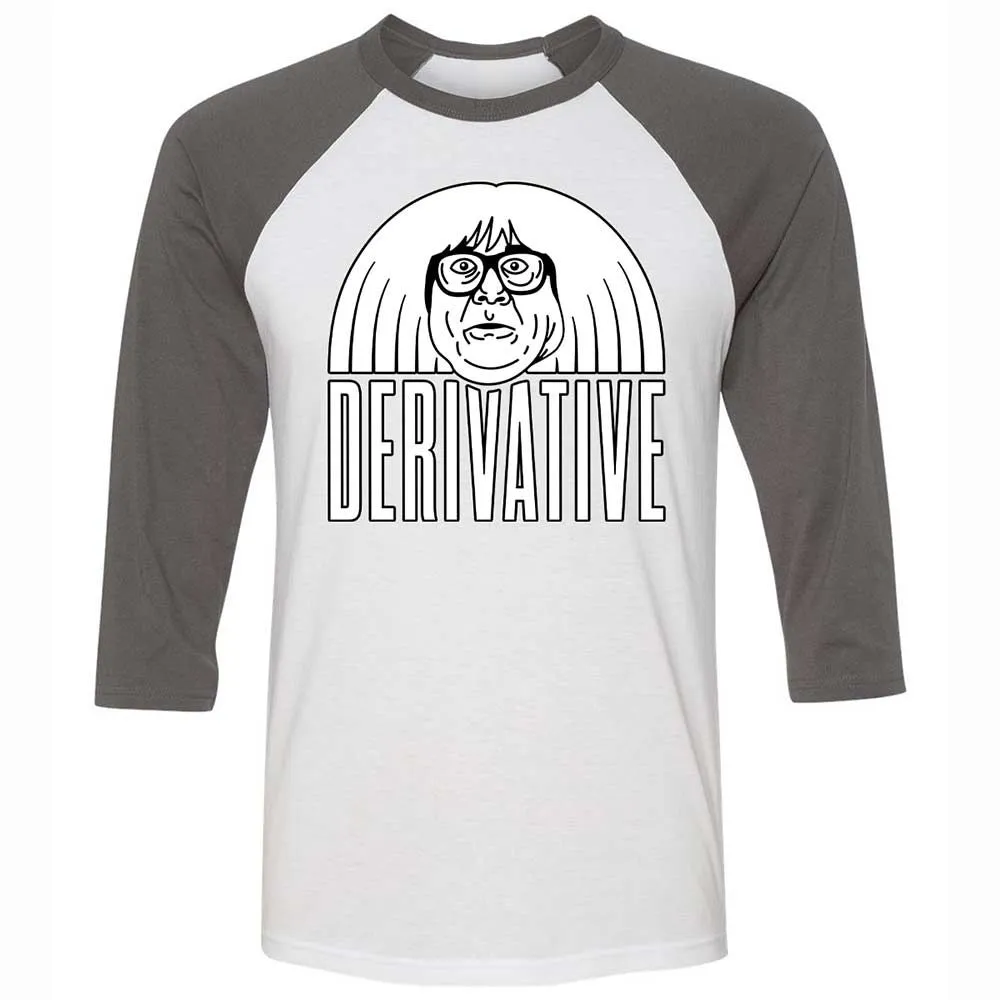 Unisex 3/4 Baseball Tee - 1N9LUZ63 - White/Asphalt - 2