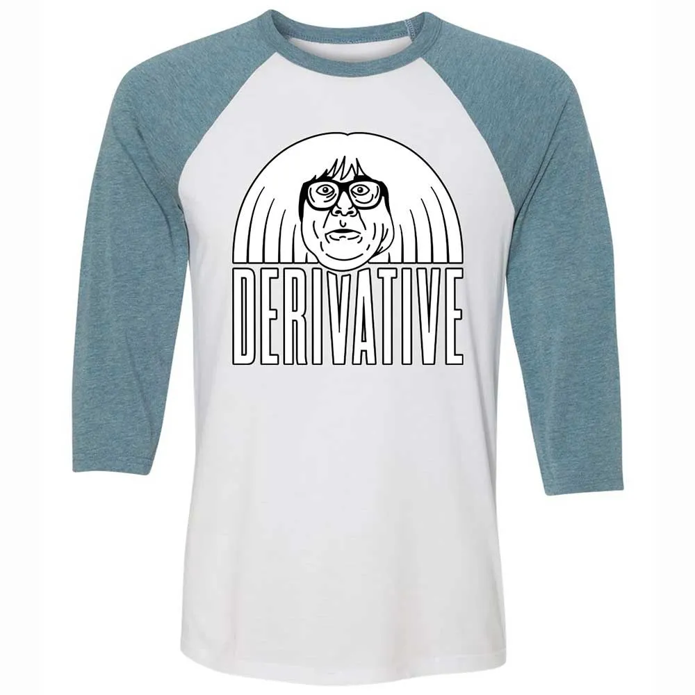 Unisex 3/4 Baseball Tee - 1N9LUZ63 - White/Denim - 3
