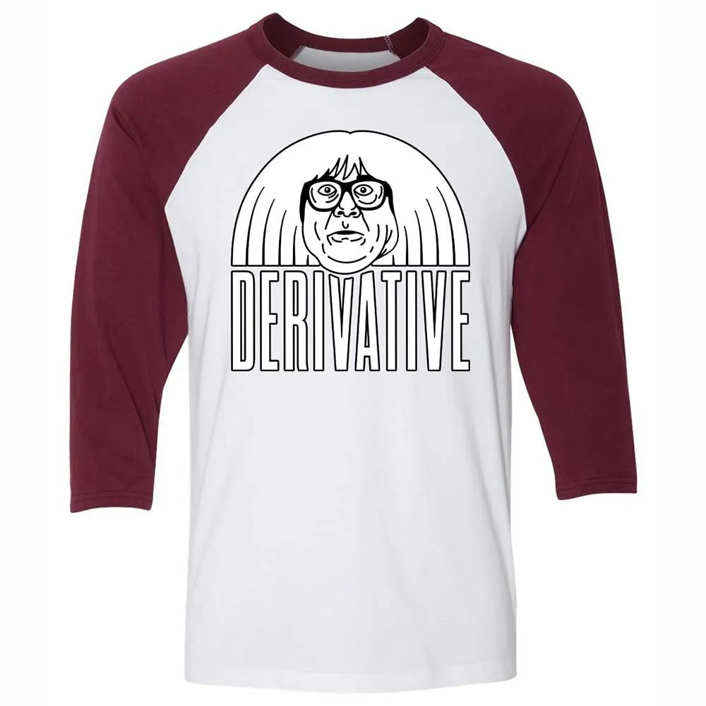 Unisex 3/4 Baseball Tee - 1N9LUZ63 - White/Maroon - 7