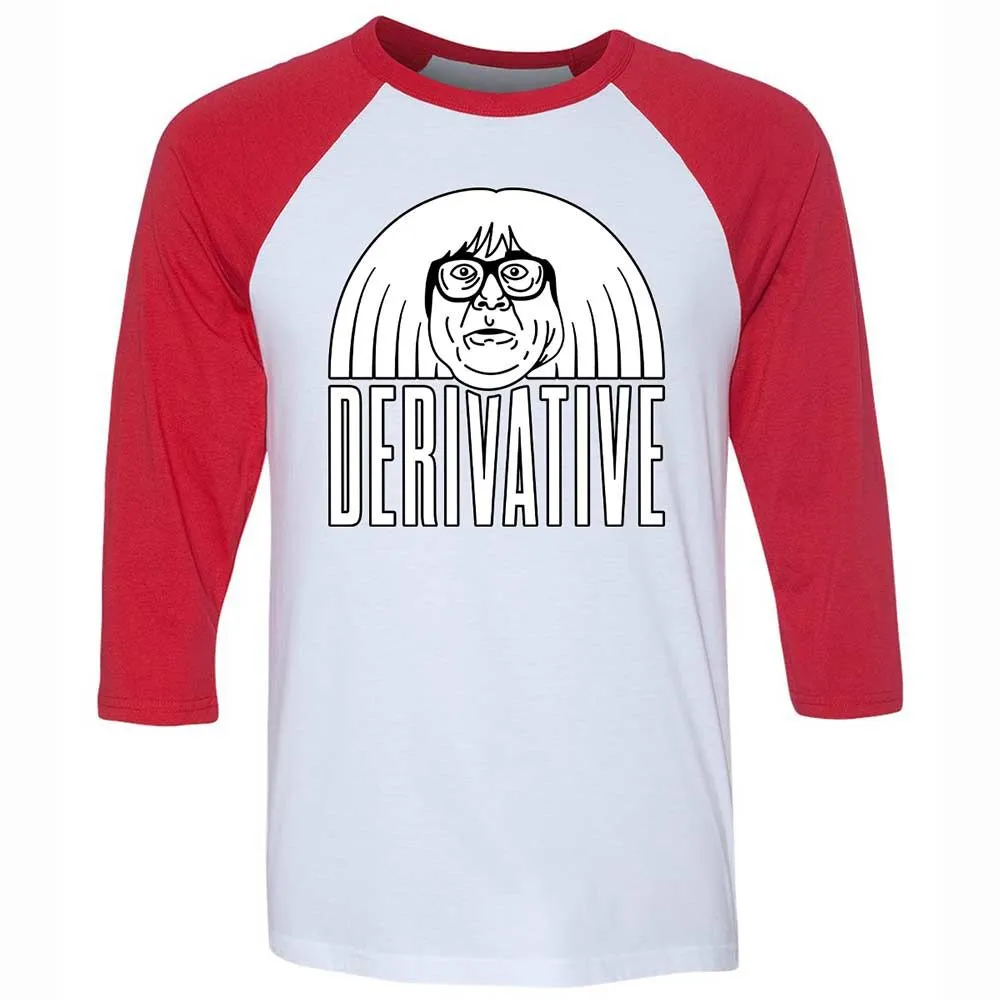 Unisex 3/4 Baseball Tee - 1N9LUZ63 - White/Red - 9