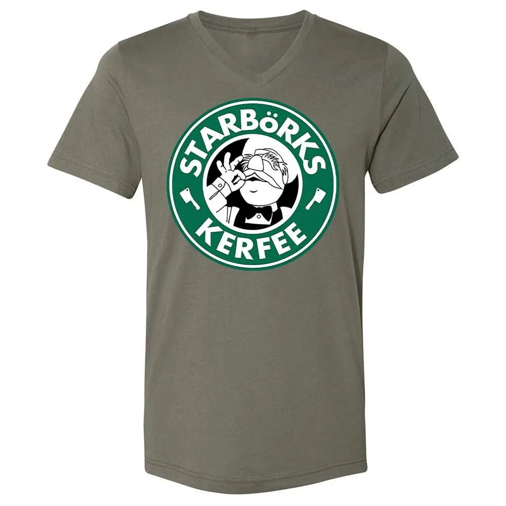 Unisex V-Neck T-Shirt - FSD7CA7A - Military Green - 11