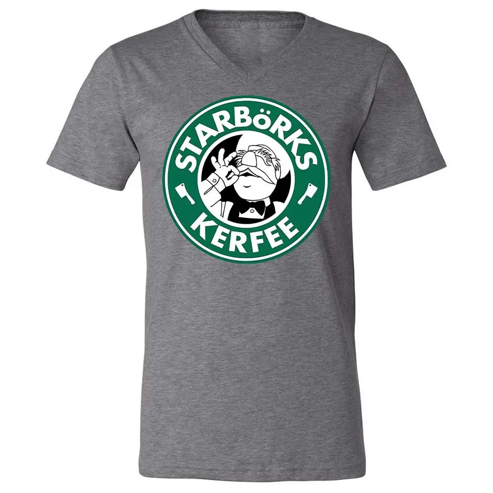 Unisex V-Neck T-Shirt - FSD7CA7A - Deep Heather - 14