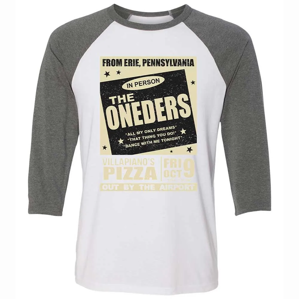 Unisex 3/4 Baseball Tee - JK4TA9YA - White/Deep Heather - 11
