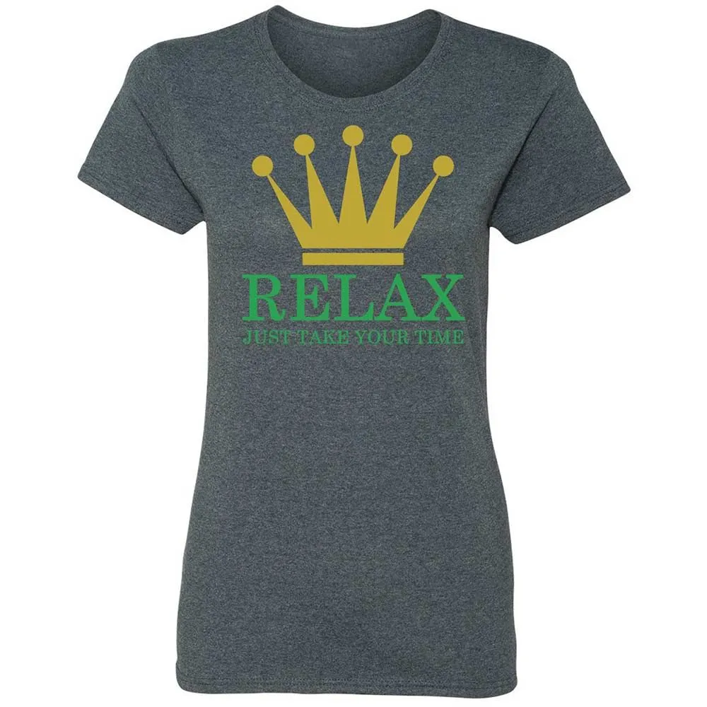 Relax Just Take Your Time - Dark Heather - 16
