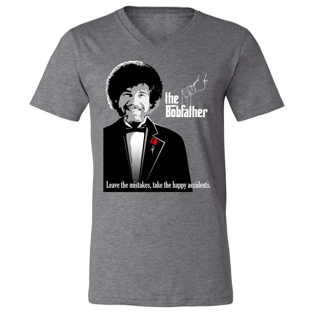 Unisex V-Neck T-Shirt - 7K6NTHNK - Deep Heather - 14
