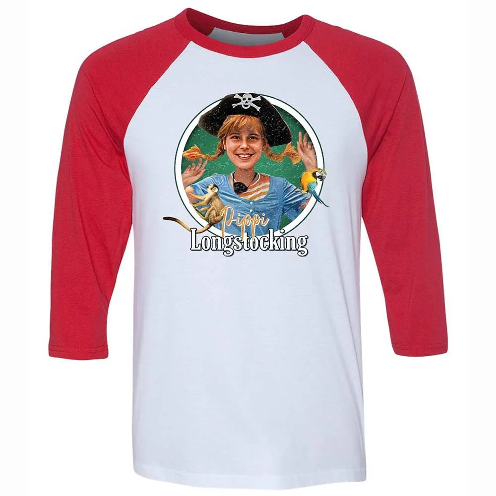 Unisex 3/4 Baseball Tee - 2JNL29P3 - White/Red - 9