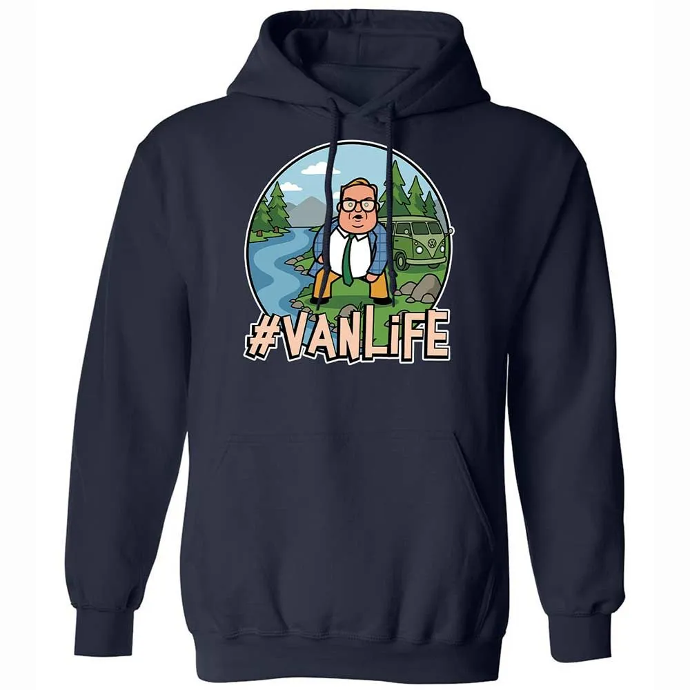 Vanlife living in a van down by the river - Navy - 2