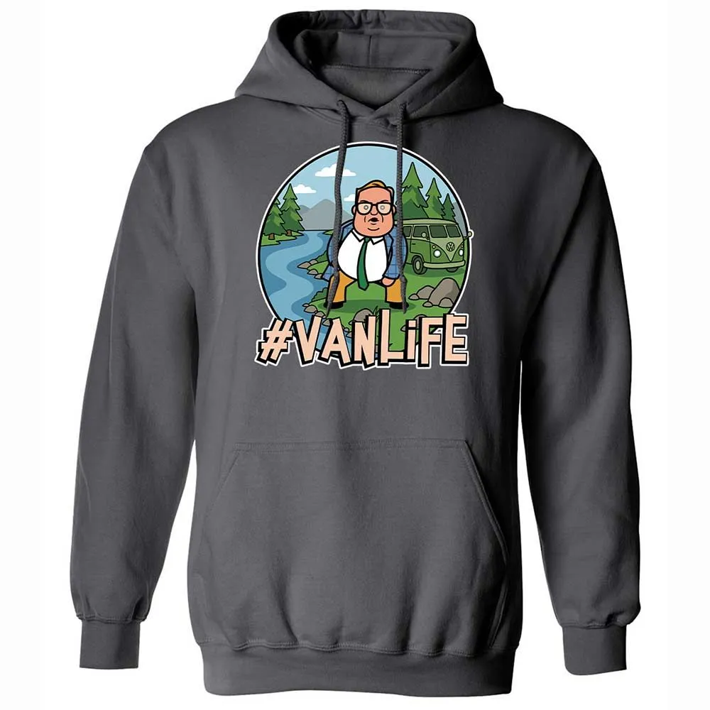 Vanlife living in a van down by the river - Charcoal - 8