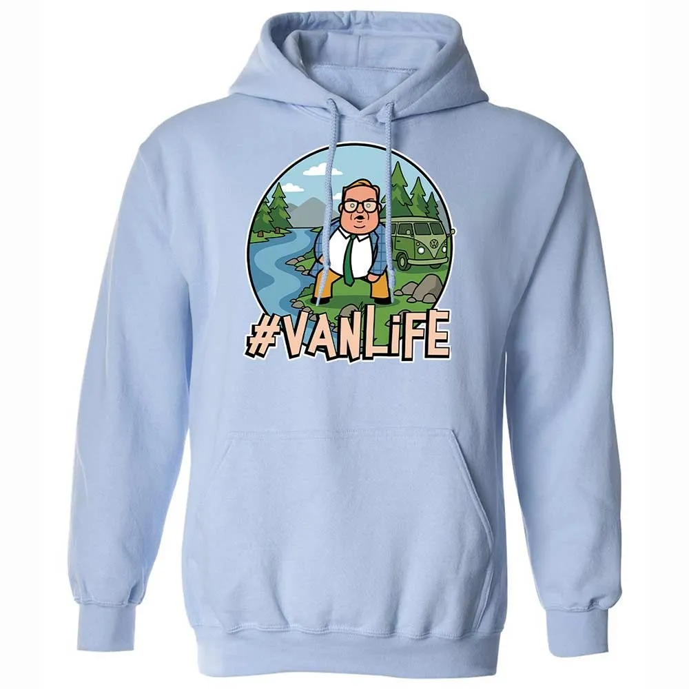 Vanlife living in a van down by the river - Light Blue - 17
