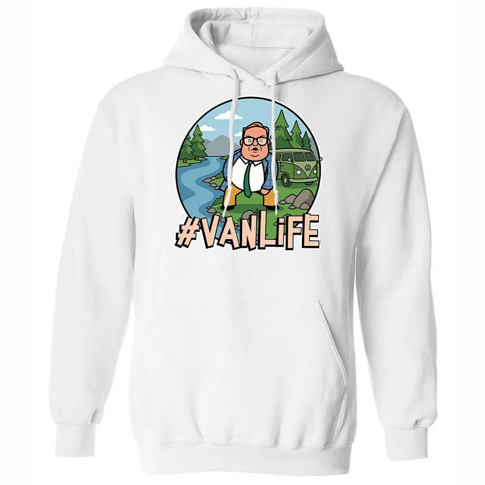 Vanlife living in a van down by the river - White - 20