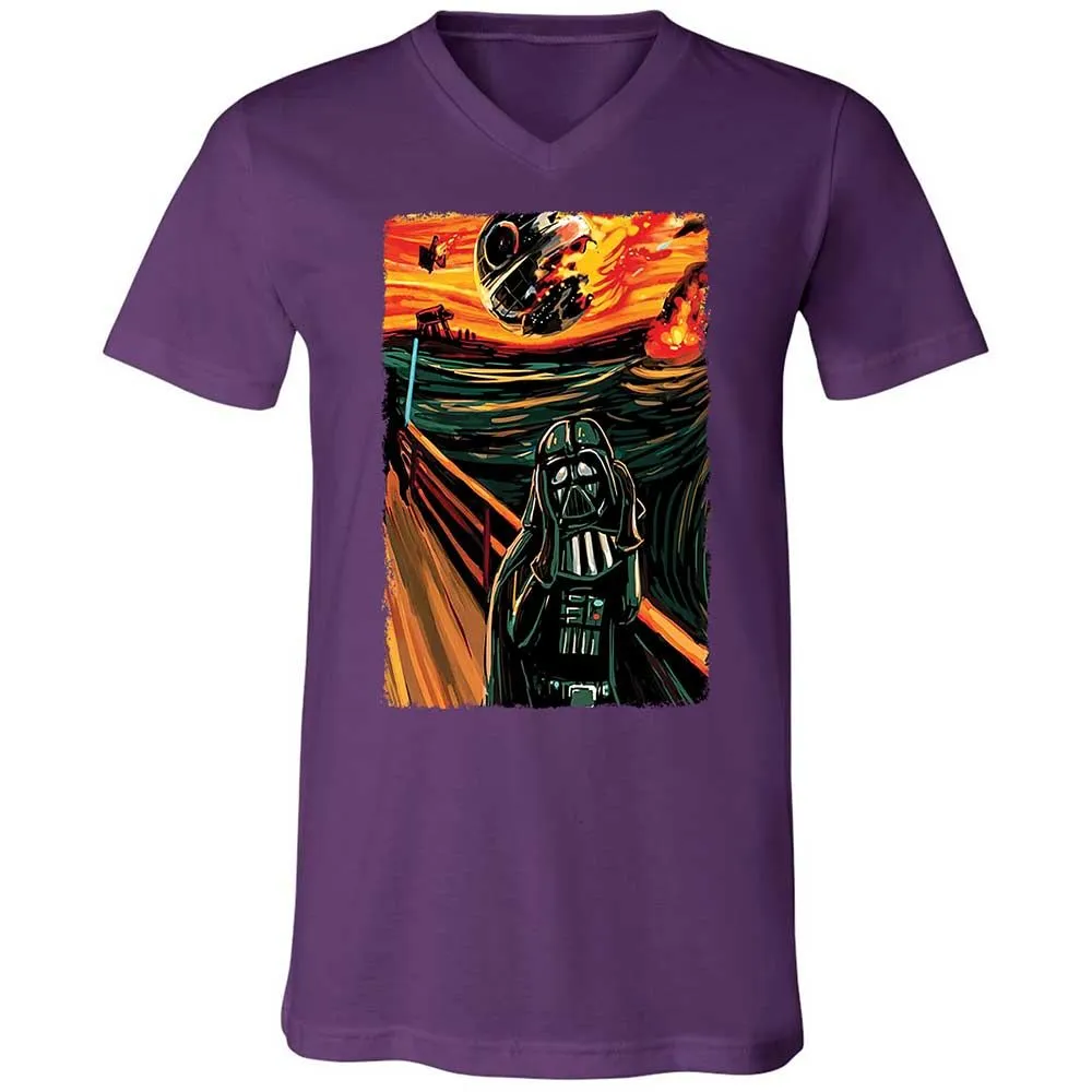 Unisex V-Neck T-Shirt - ELXAMP82 - Team Purple - 10