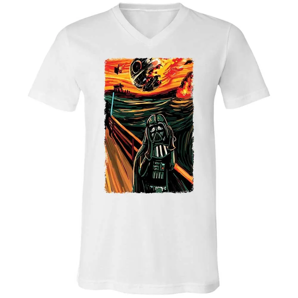 Unisex V-Neck T-Shirt - ELXAMP82 - White - 16