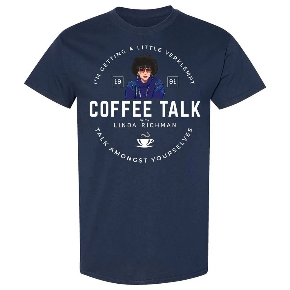 Coffee Talk with Linda Richman - Navy - 2
