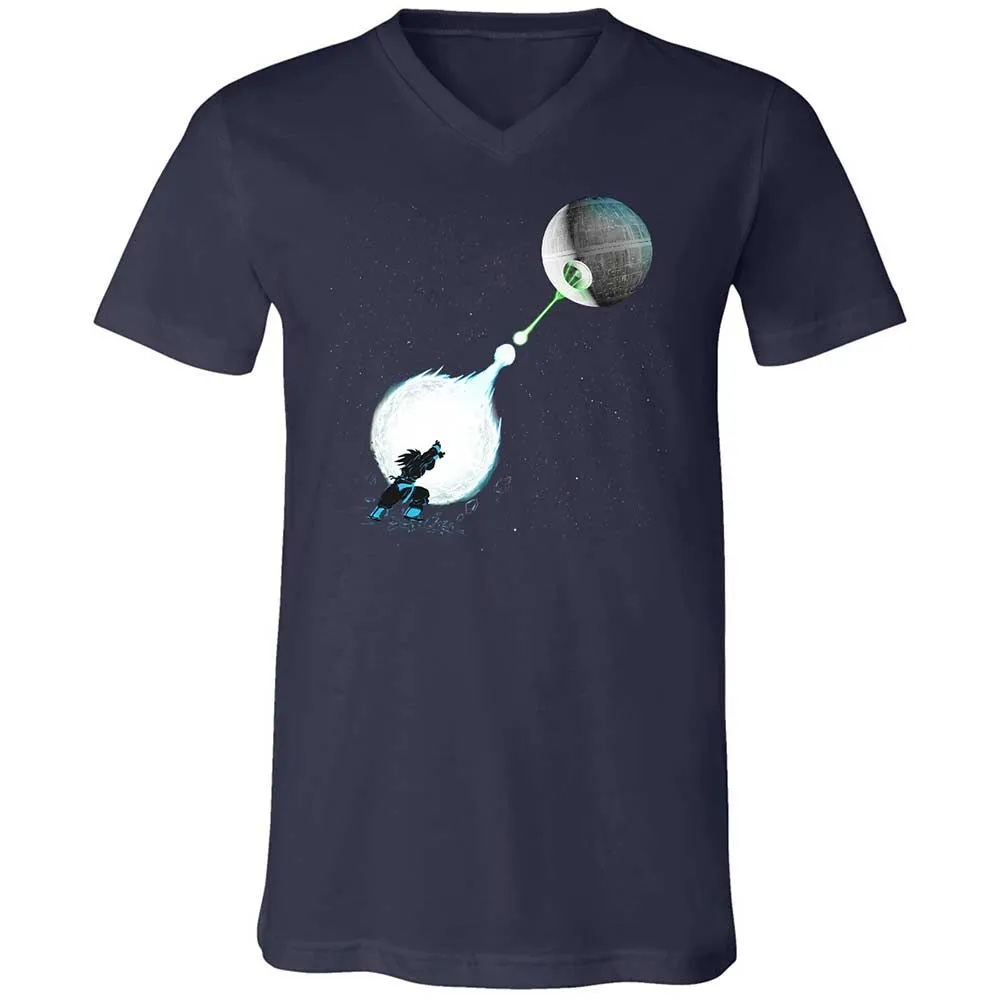 Unisex V-Neck T-Shirt - WGPG4BTU - Navy - 2