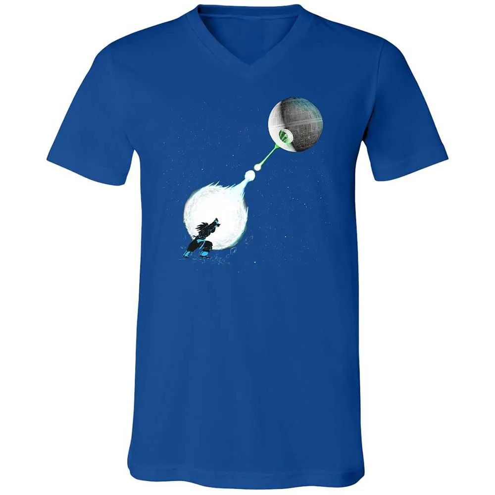 Unisex V-Neck T-Shirt - WGPG4BTU - True Royal - 4