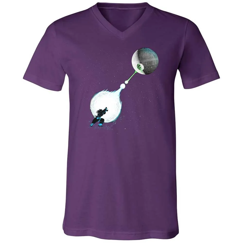 Unisex V-Neck T-Shirt - WGPG4BTU - Team Purple - 10