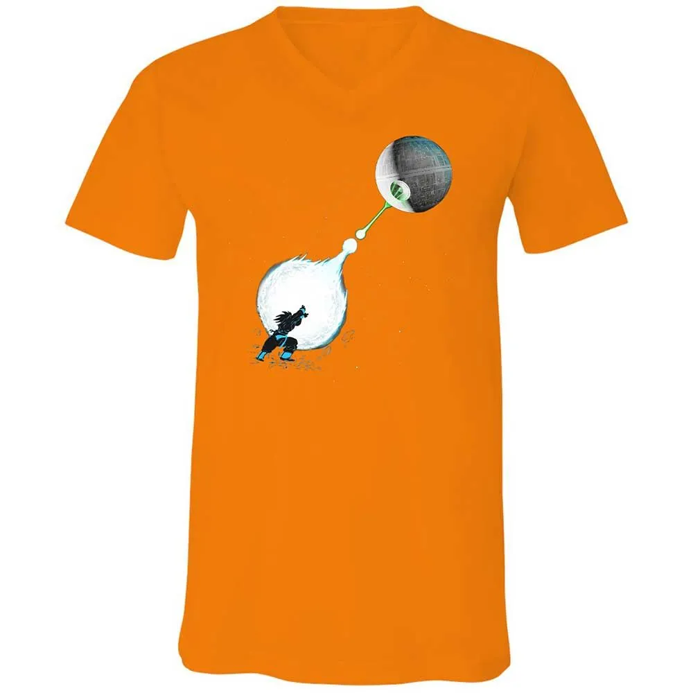 Unisex V-Neck T-Shirt - WGPG4BTU - Orange - 12