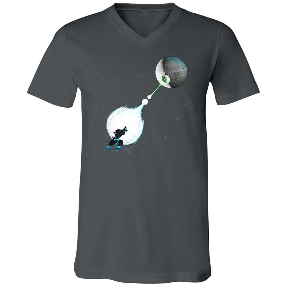 Unisex V-Neck T-Shirt - WGPG4BTU - Asphalt - 13