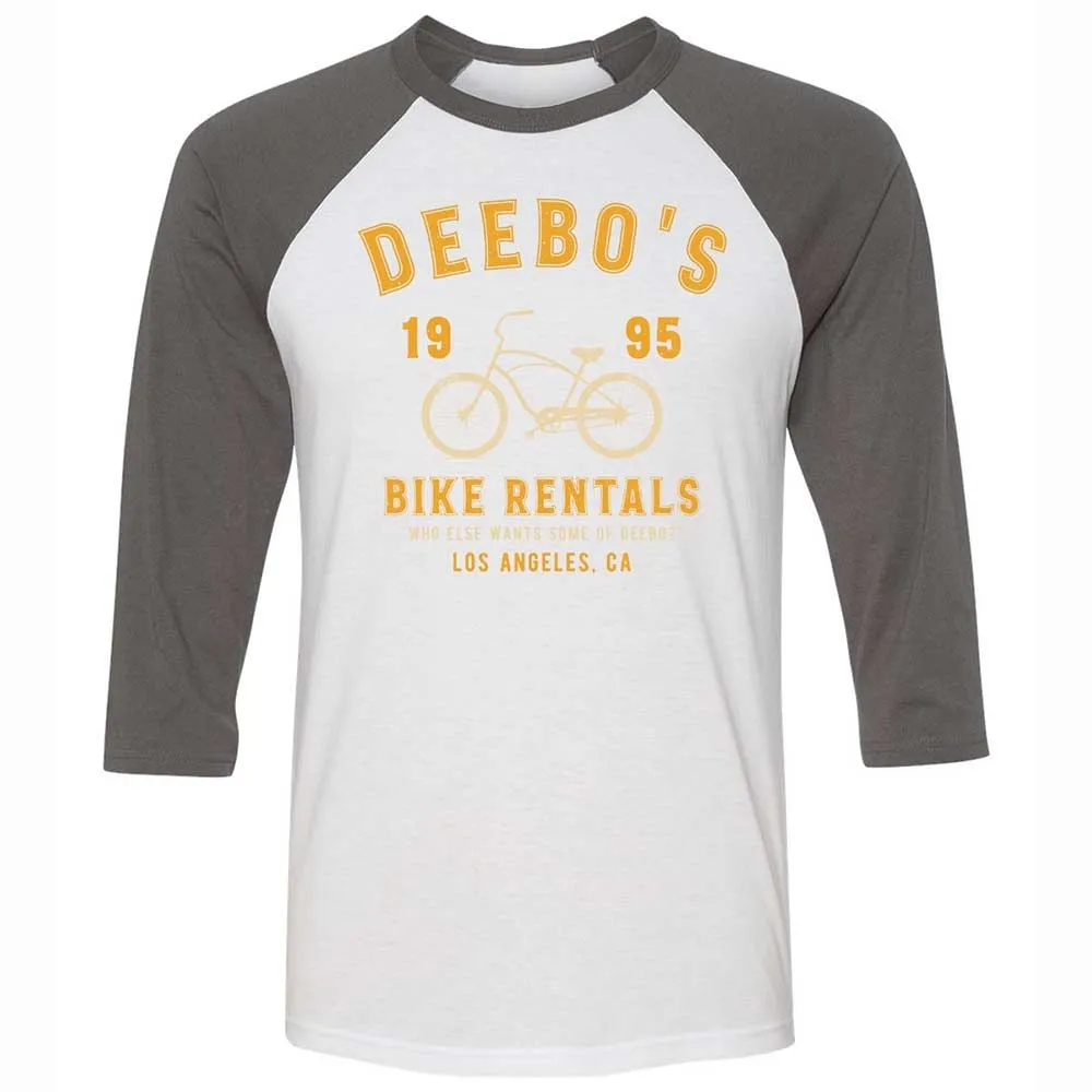 Unisex 3/4 Baseball Tee - K4M7YJ67 - White/Asphalt - 2
