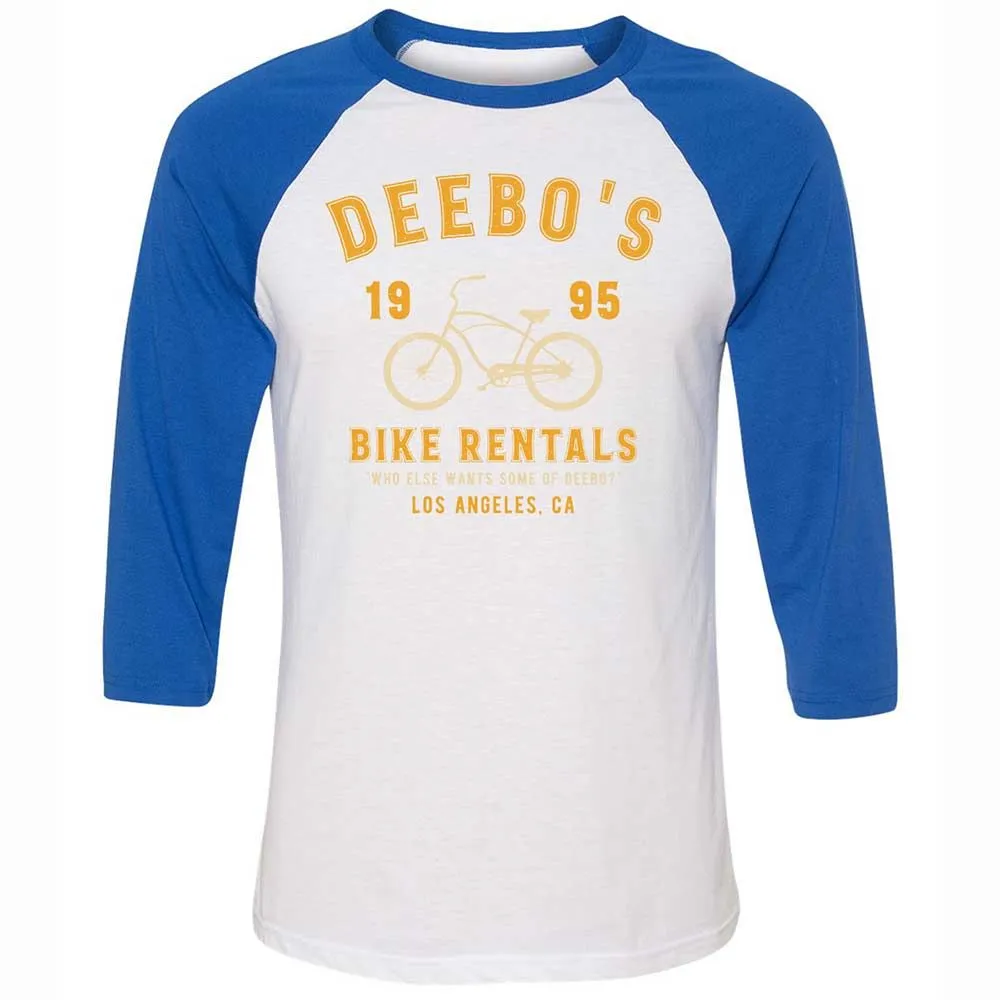 Unisex 3/4 Baseball Tee - K4M7YJ67 - White/True Royal - 10