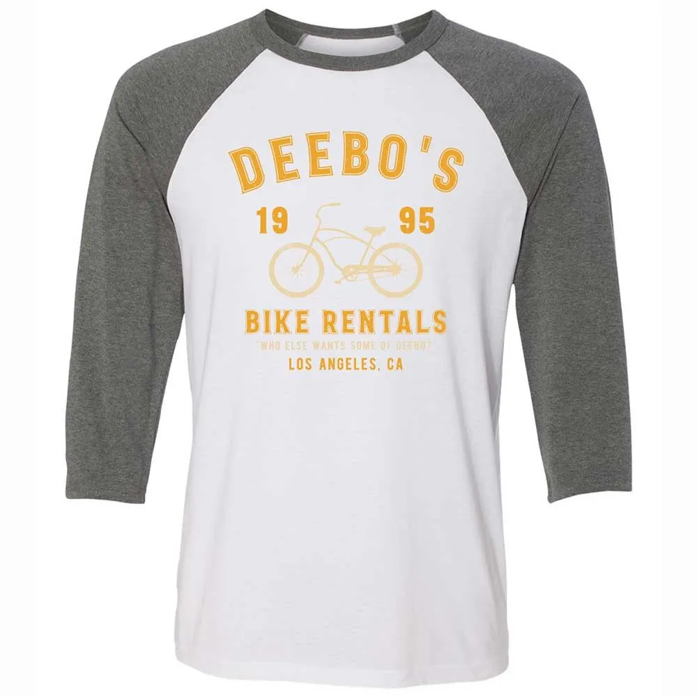 Unisex 3/4 Baseball Tee - K4M7YJ67 - White/Deep Heather - 11