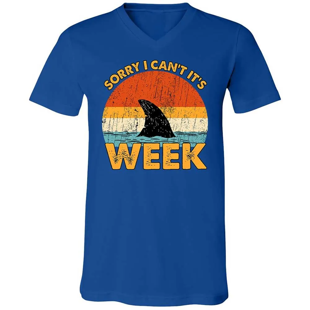 Unisex V-Neck T-Shirt - QJEEKSTK - True Royal - 4