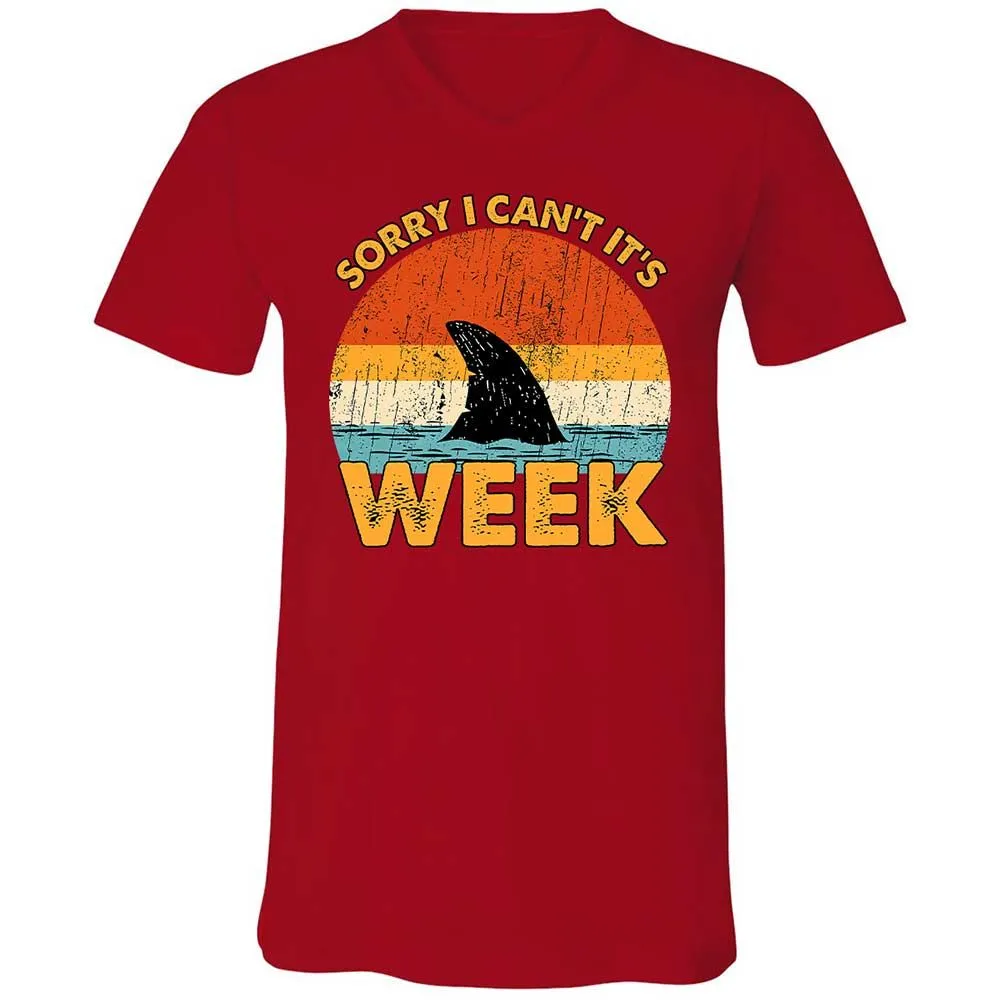 Unisex V-Neck T-Shirt - QJEEKSTK - Red - 6