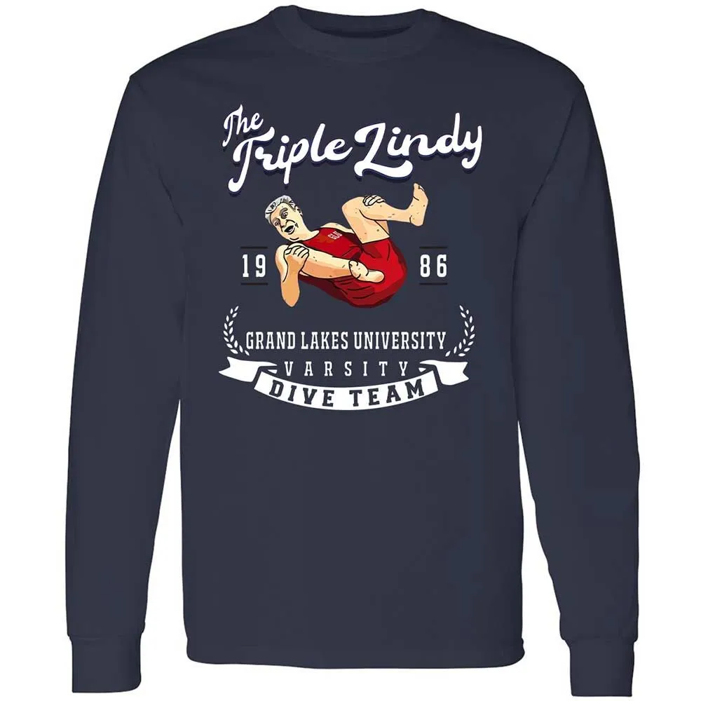 Long Sleeve T-Shirt - D7S49Q59 - Navy - 2