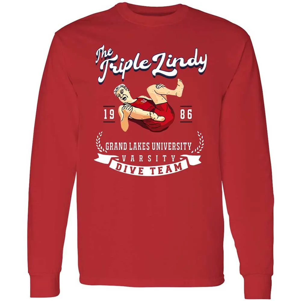 Long Sleeve T-Shirt - D7S49Q59 - Red - 11