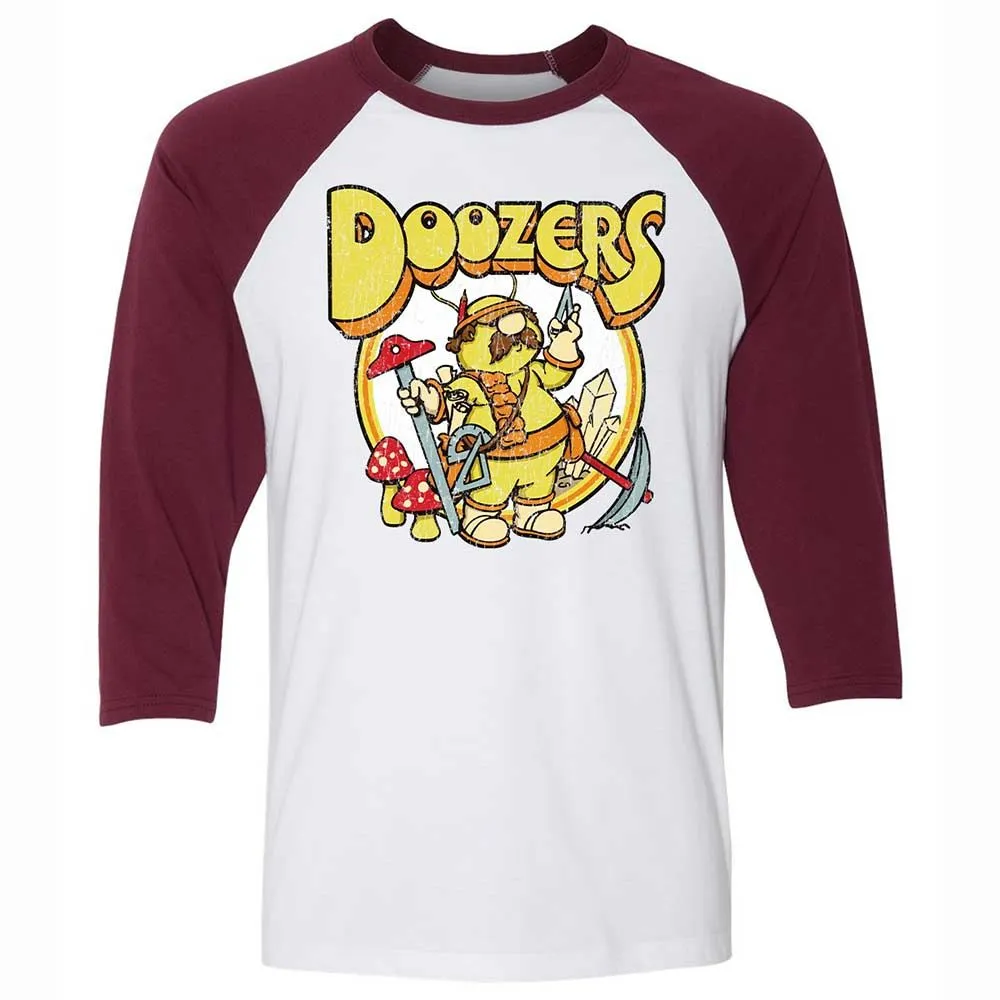 Unisex 3/4 Baseball Tee - RLTA56BX - White/Maroon - 7