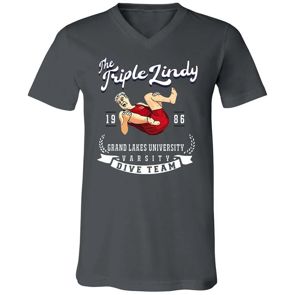Unisex V-Neck T-Shirt - 1HWJC22T - Asphalt - 13