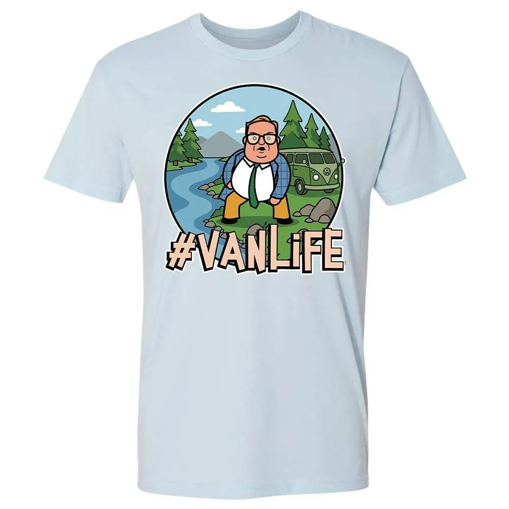 Vanlife living in a van down by the river - Light Blue - 21