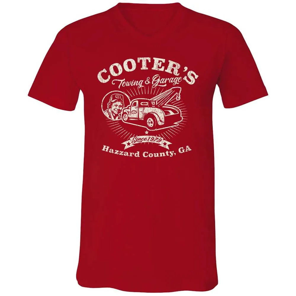 Unisex V-Neck T-Shirt - 6DJLME9A - Red - 6