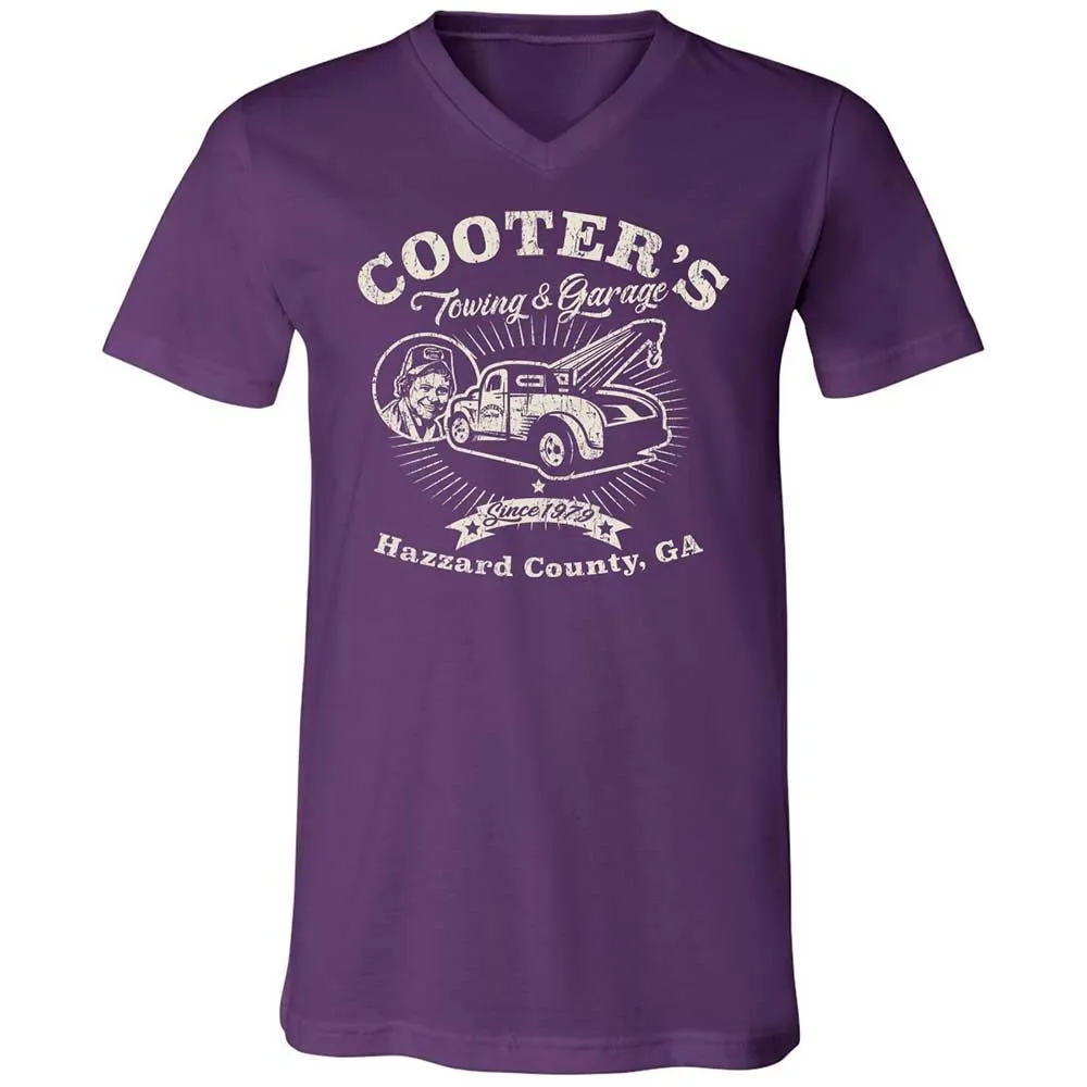Unisex V-Neck T-Shirt - 6DJLME9A - Team Purple - 10