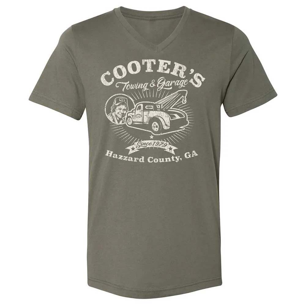 Unisex V-Neck T-Shirt - 6DJLME9A - Military Green - 11