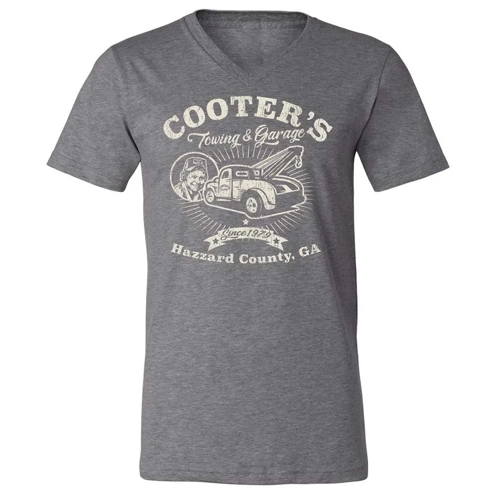 Unisex V-Neck T-Shirt - 6DJLME9A - Deep Heather - 14