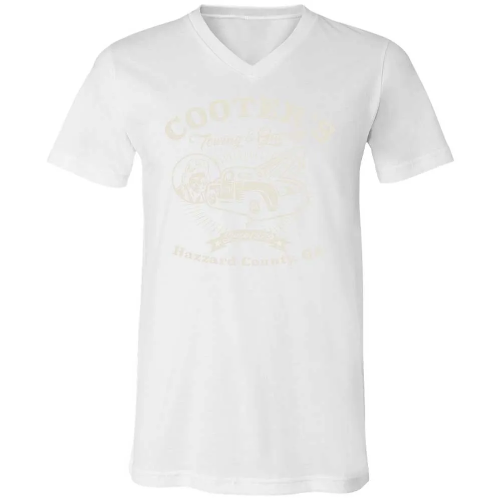 Unisex V-Neck T-Shirt - 6DJLME9A - White - 16