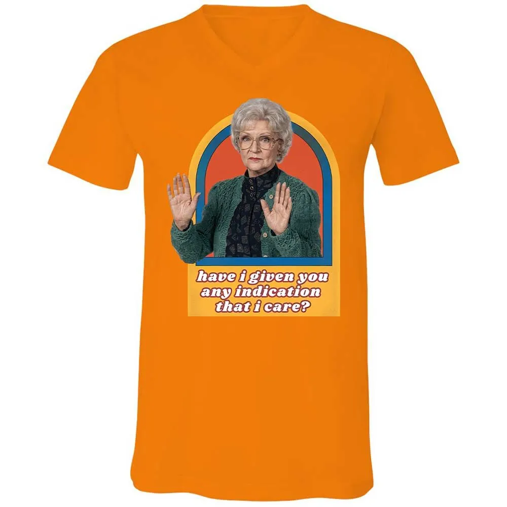 Unisex V-Neck T-Shirt - TWBVYZRT - Orange - 12