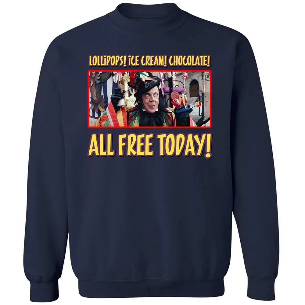 Classic Unisex Sweatshirt - QJV14LXJ - Navy - 2