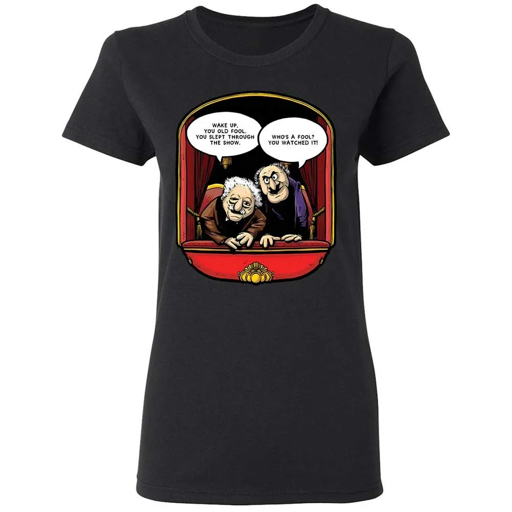 Statler and Waldorf (Wake Up) - Black - 13