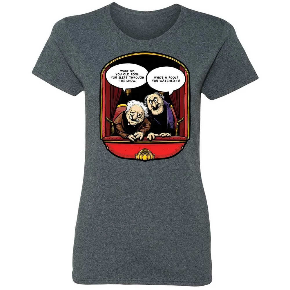 Statler and Waldorf (Wake Up) - Dark Heather - 16
