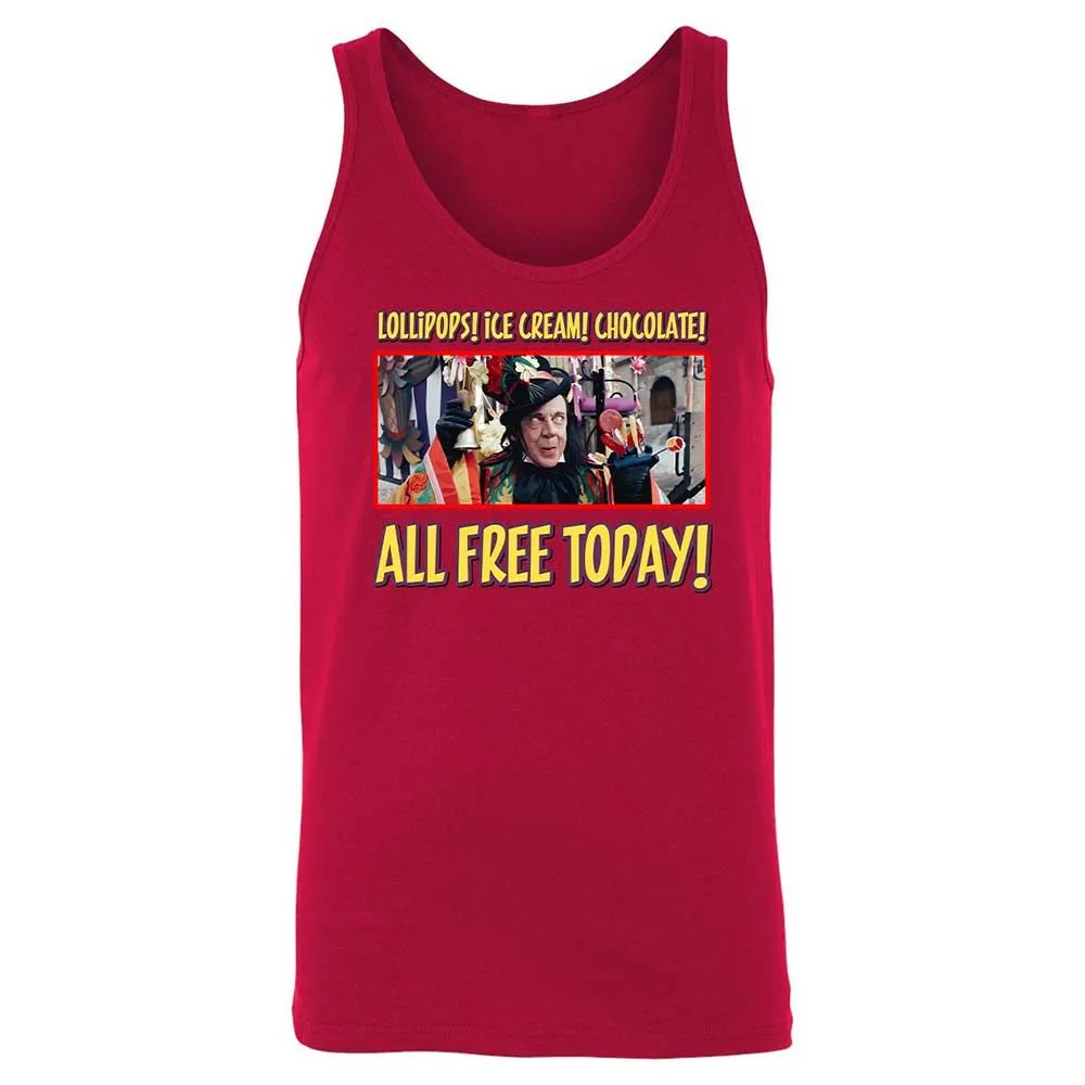 Unisex Jersey Tank - HQ69BF4K - Red - 6