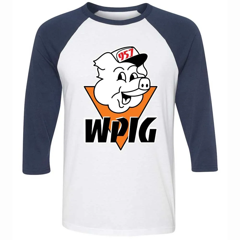 Wpig 95.7 Radio Station - White/Navy - 8