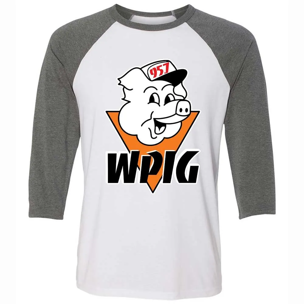 Wpig 95.7 Radio Station - White/Deep Heather - 11