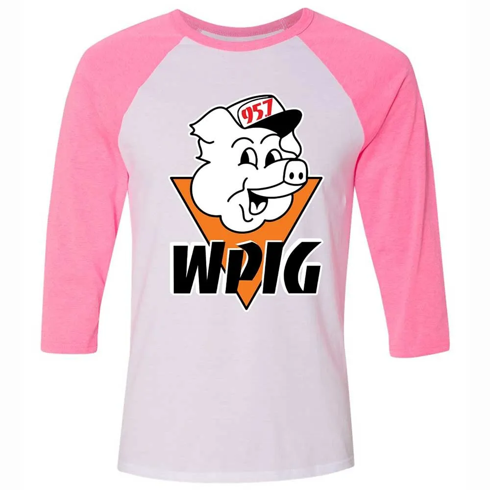 Wpig 95.7 Radio Station - White/Neon Pink - 12