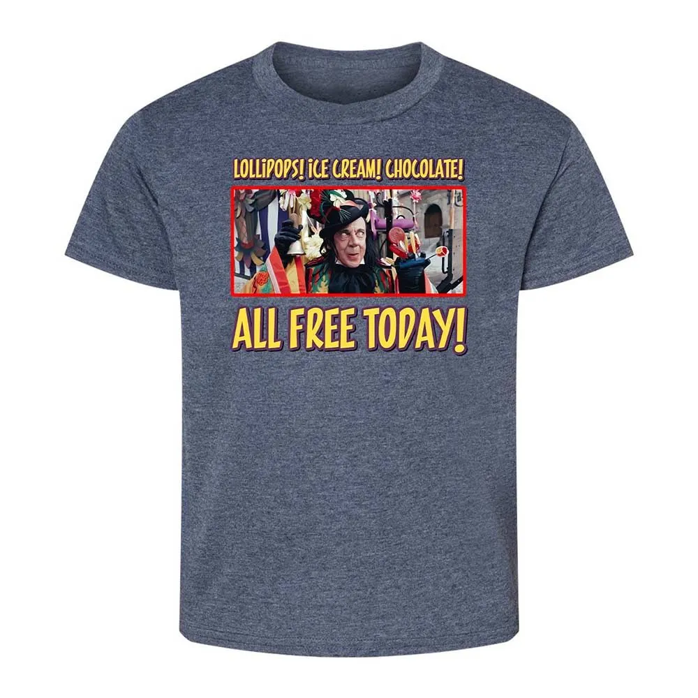 Kids T-Shirt - LSCWGM2H - Heather Navy - 9