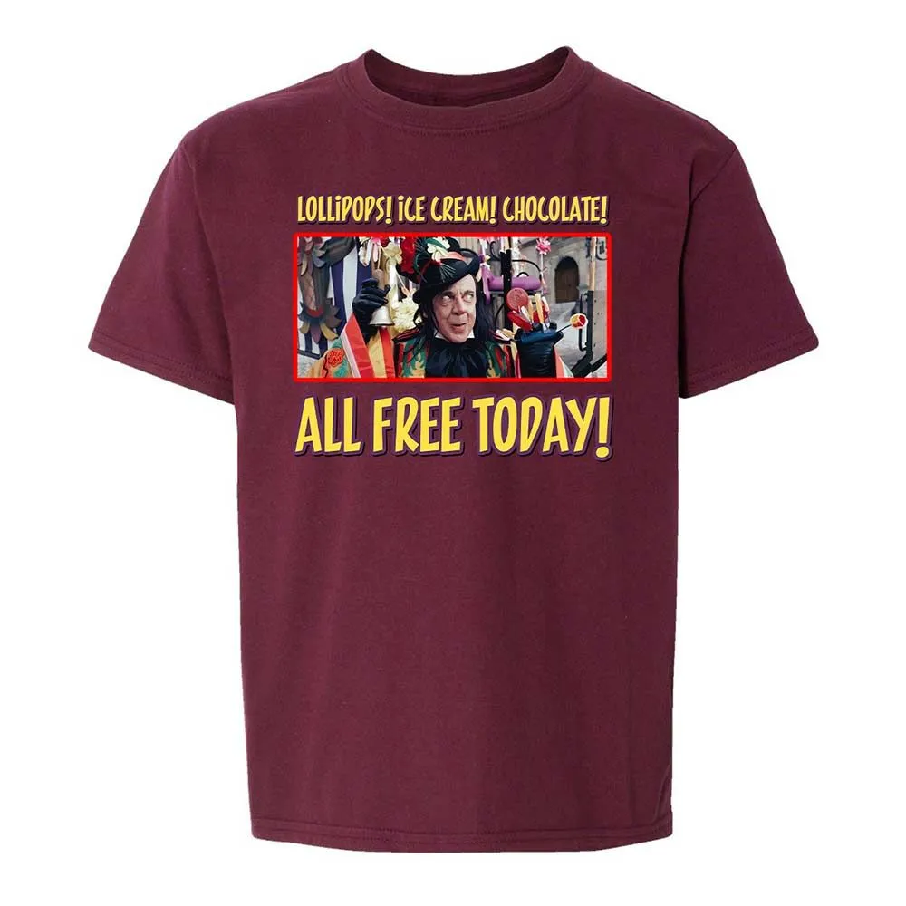 Kids T-Shirt - LSCWGM2H - Maroon - 14
