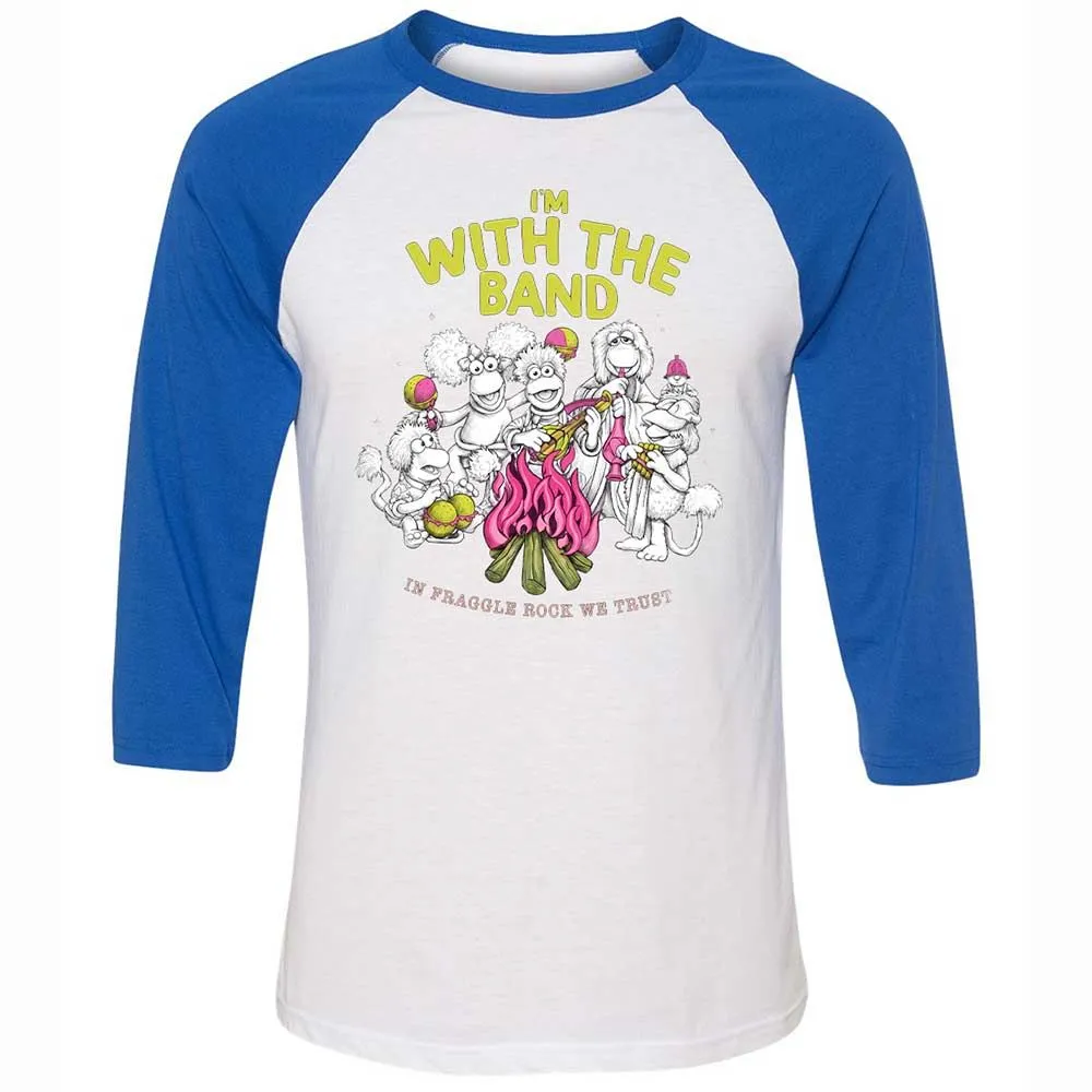Unisex 3/4 Baseball Tee - ZYRFWWHU - White/True Royal - 10