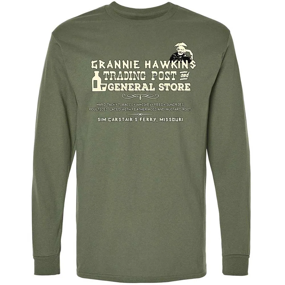 Long Sleeve T-Shirt - BEE2HQ6E - Military Green - 9