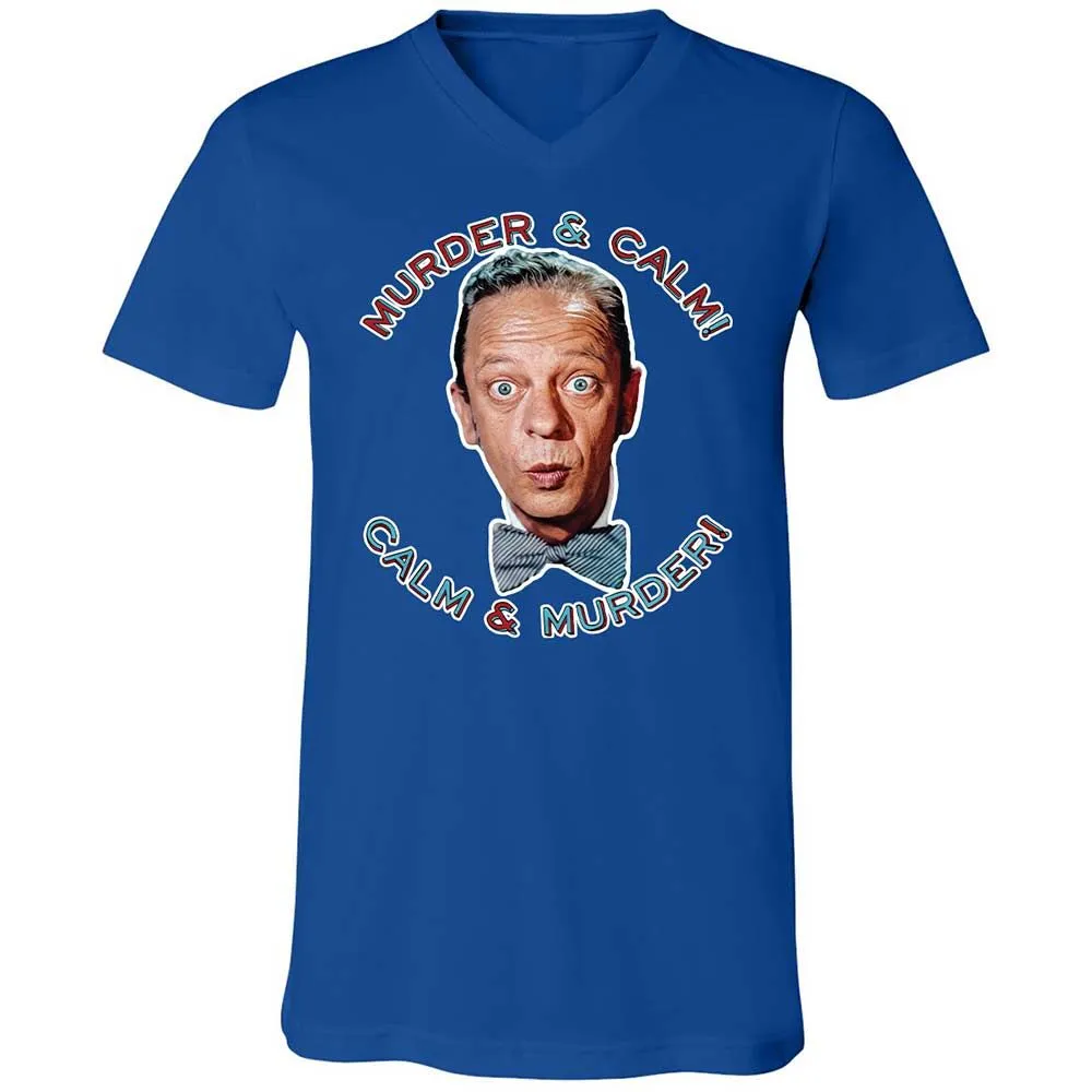 Unisex V-Neck T-Shirt - UQ26UN89 - True Royal - 4